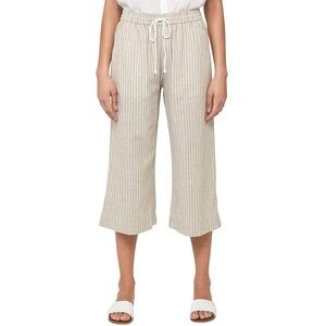 NEW Beach Lunch Lounge Lightweight‎ Cotton Linen Margot Cropped Pants